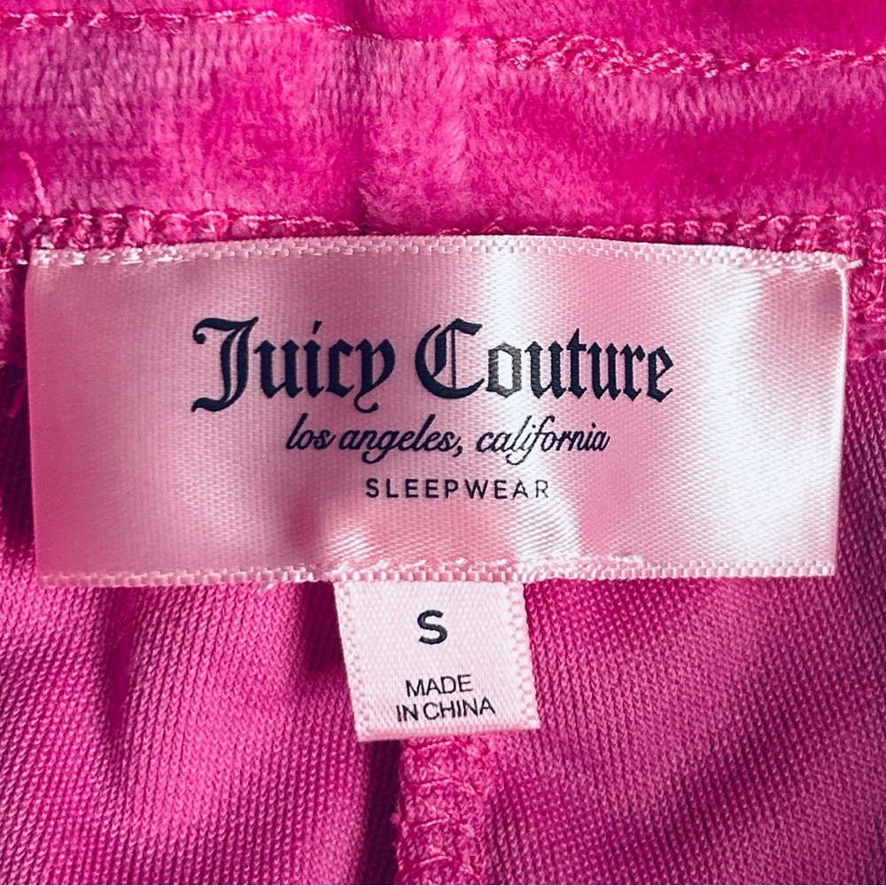 *SOLD*💎 Juicy Couture Rhinestone Logo Velvet Fleece Pants NWT - Picture 9 of 10